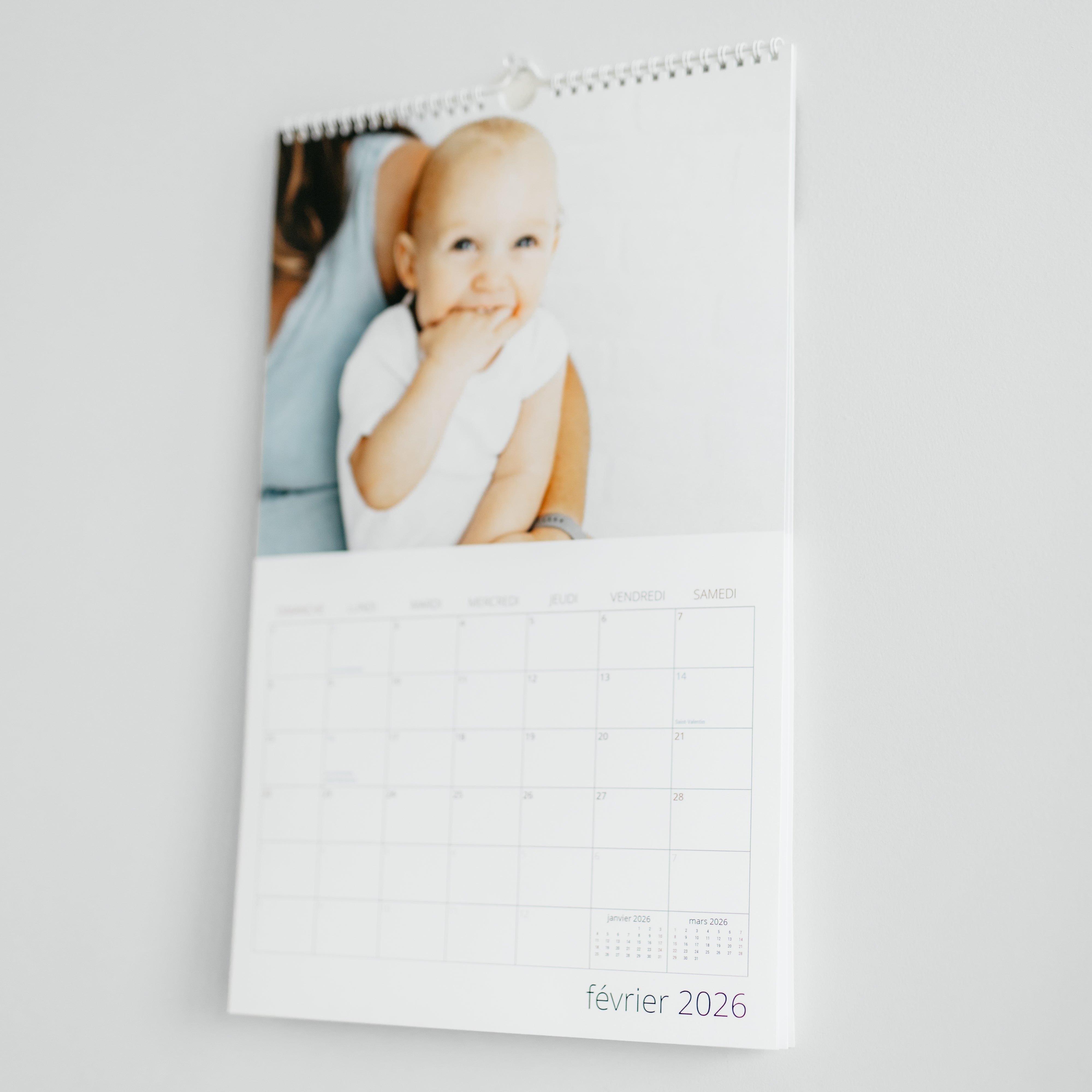 Calendario de pared personalizado